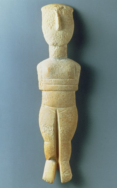 Weibliche Figur, frühe Kykladen, ca. 2800-2300 v. Chr. von Greek